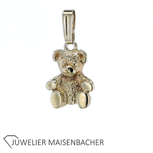 Tedddybär Anhänger in 333er Gelbgold